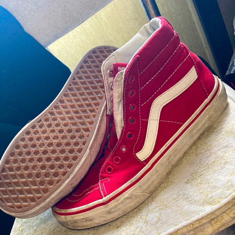 Red Vanz High Tops